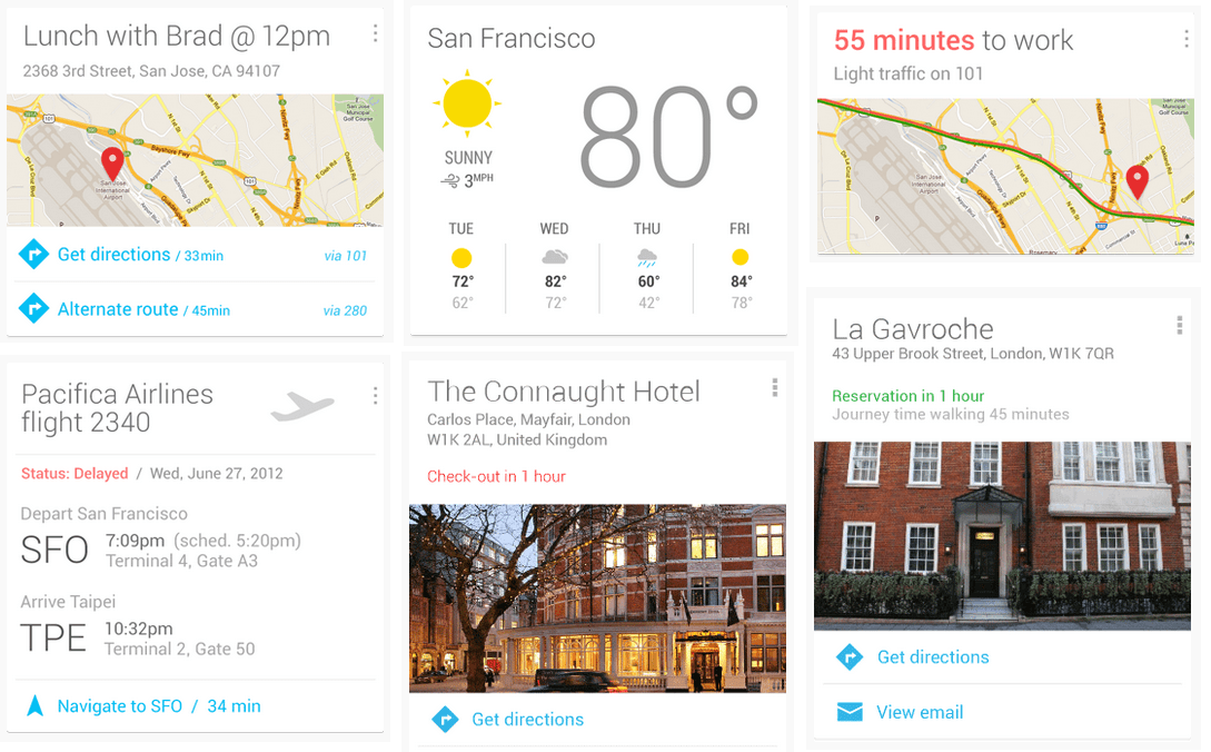 Google Now - update
